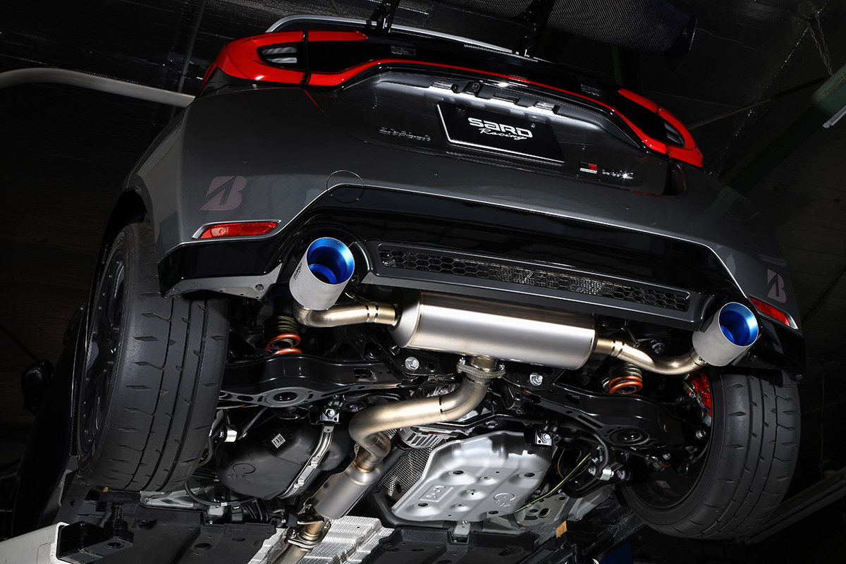 SARD フルチタンマフラー【中間パイプ】 SARD :: Ti-Z - FULL TITANIUM MUFFLER